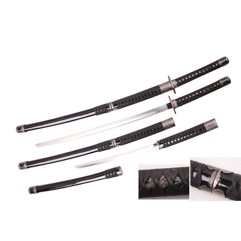 42″ Scales of Vyrn Samurai Sword Combo with Wakizashi in Scabbard