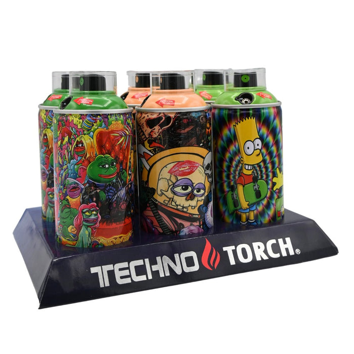 Techno - Small Spray Can Torch Lighter