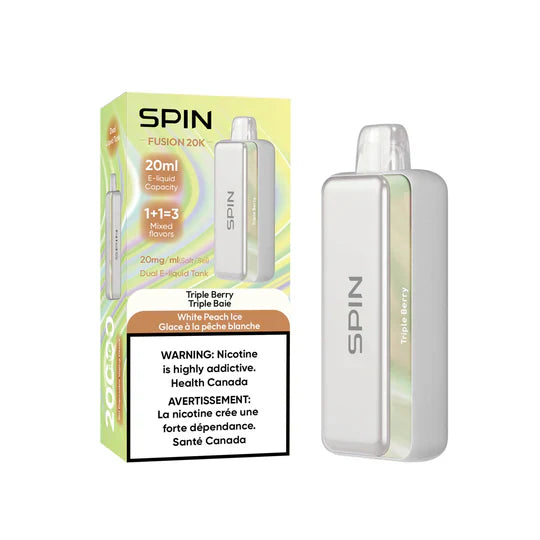 SPIN Fusion 20K Vape jetable rechargeable 20 ml