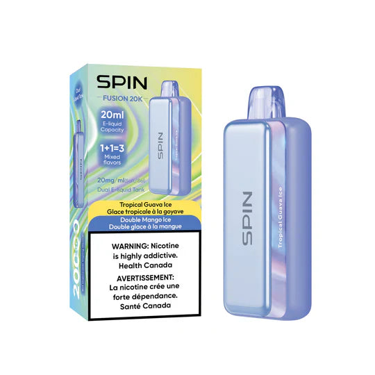 SPIN Fusion 20K Vape jetable rechargeable 20 ml