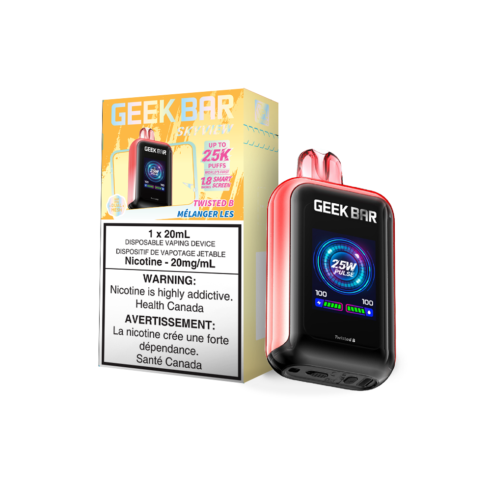 Geek Bar Skyview 250000 Puff Disposable Vape 20ml Twisted B