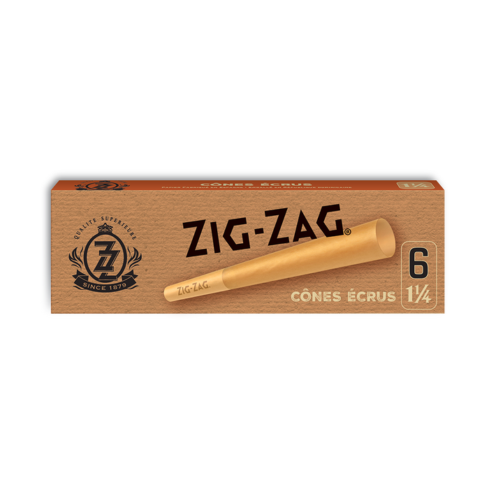 Zig-Zag | Unbleached Cones 1 1/4