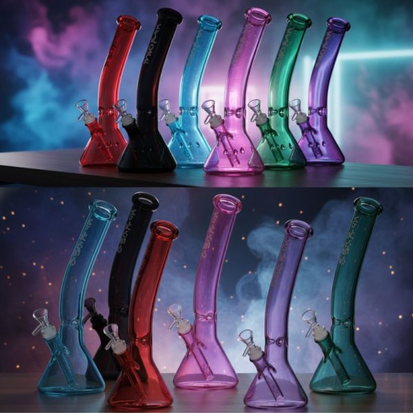 Xtreme - 12" Curve Neck Glass Bong