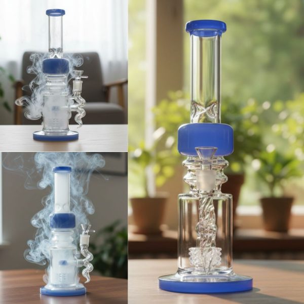 Xtreme - 14" Shower Head Percolator Glass Bong