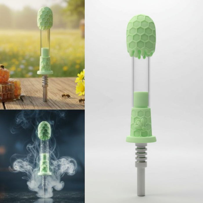 Silicone Nectar Collector w/ 10mm Joint Stainless Steel Nail