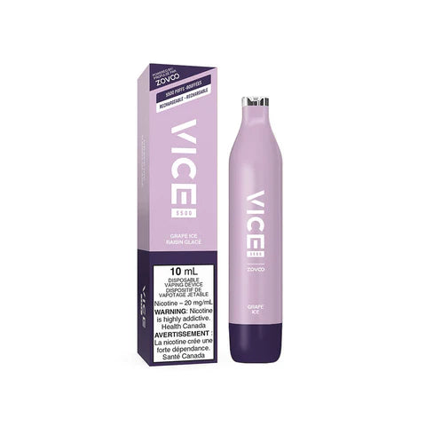 Vice 5500 Rechargeable Disposable - Grape Ice