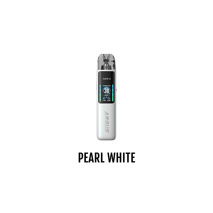 Pearl White VooPoo Argus G2 Device 