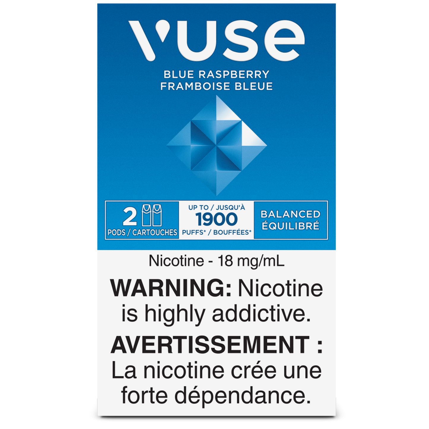 Vuse - Dosettes de remplacement pour ePod Blue Raspberry