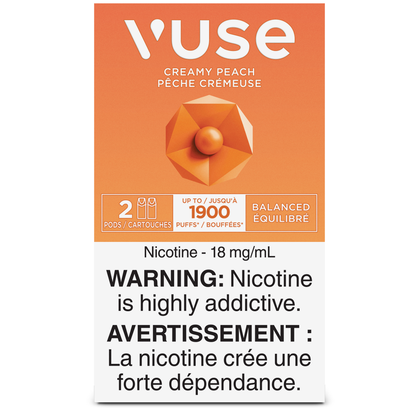 Vuse - Creamy Peach ePod Replacement Pods