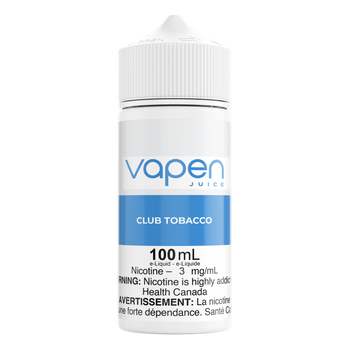 Club Tobacco - Jus Vapen *Nouveau nom, même saveur