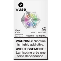 Vuse - Clear (Flavourless) ePod Replacement Pods [Available See description]