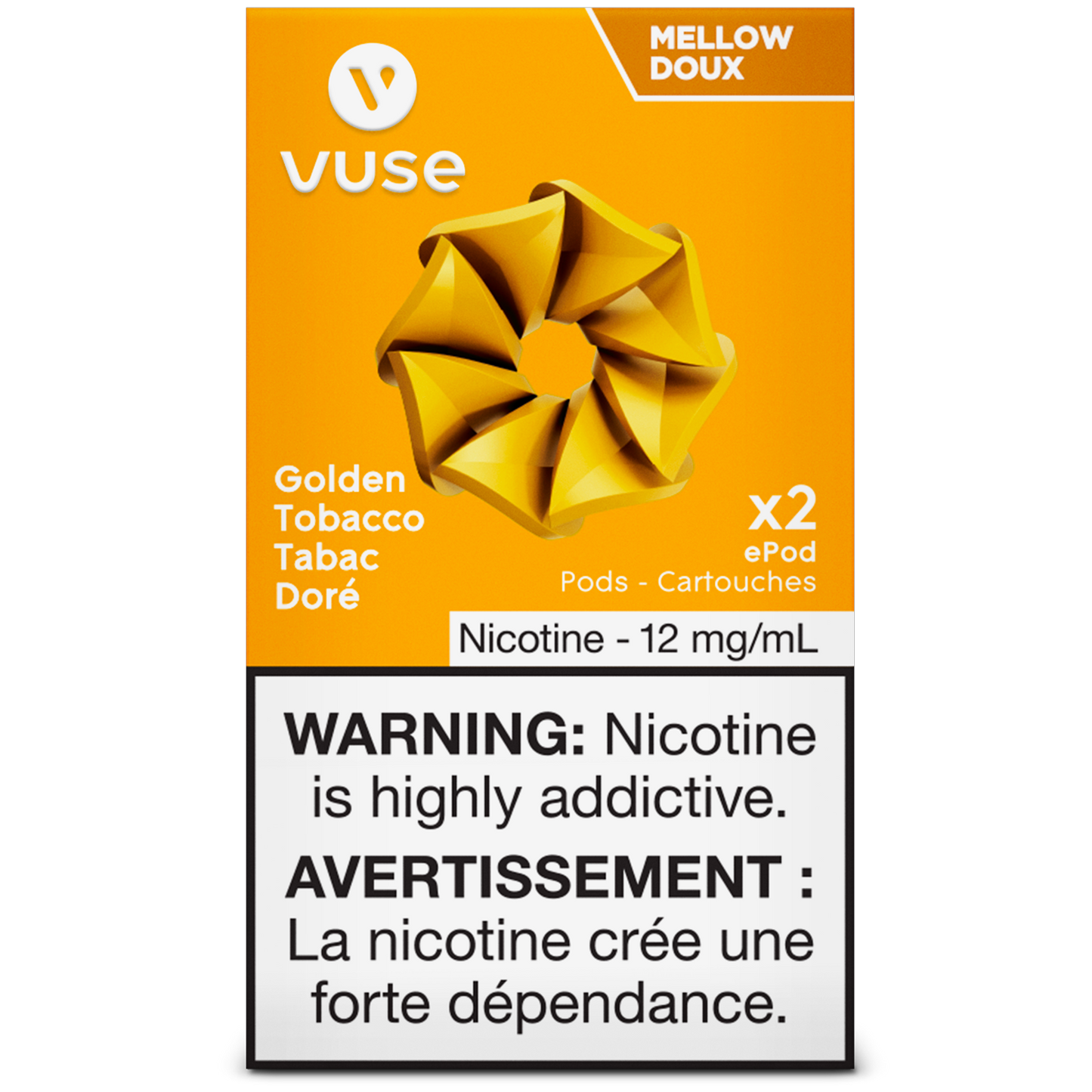 Vuse - Golden Tobacco ePod Replacement Pods [Available See description]