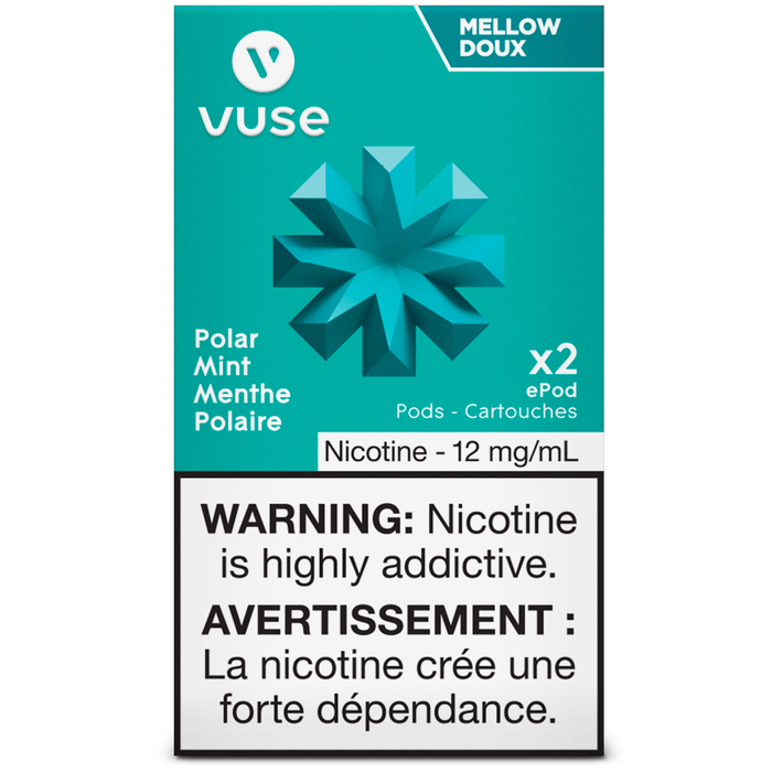 Vuse - Pods de remplacement Polar Mint ePod [Disponible Voir description]