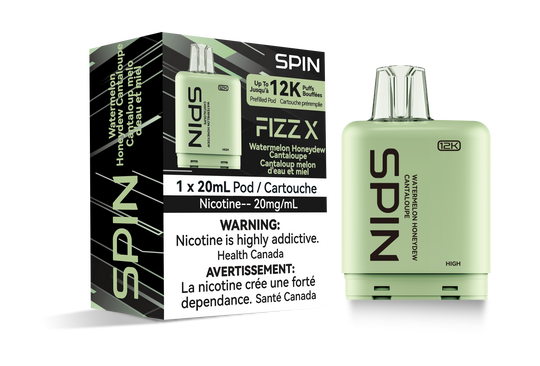 [Clearance] Spin Fizz X 12000 Puff 20ml Replacement Pod