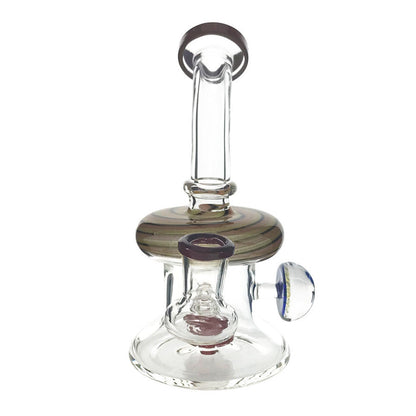 Dab Rig 7,5" avec des accents de tourbillons de couleurs