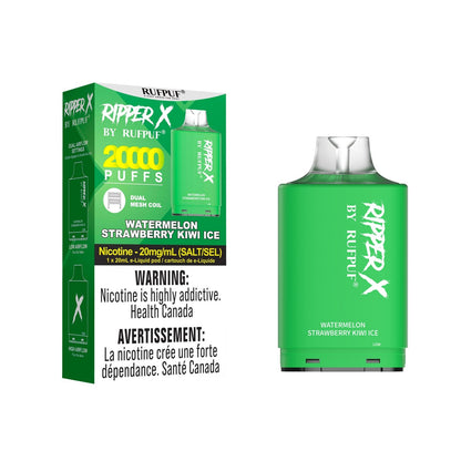 Pod de remplacement Gcore Rufpuf Ripper X 20 ml 20 000 ou 25 000 bouffées niveau X