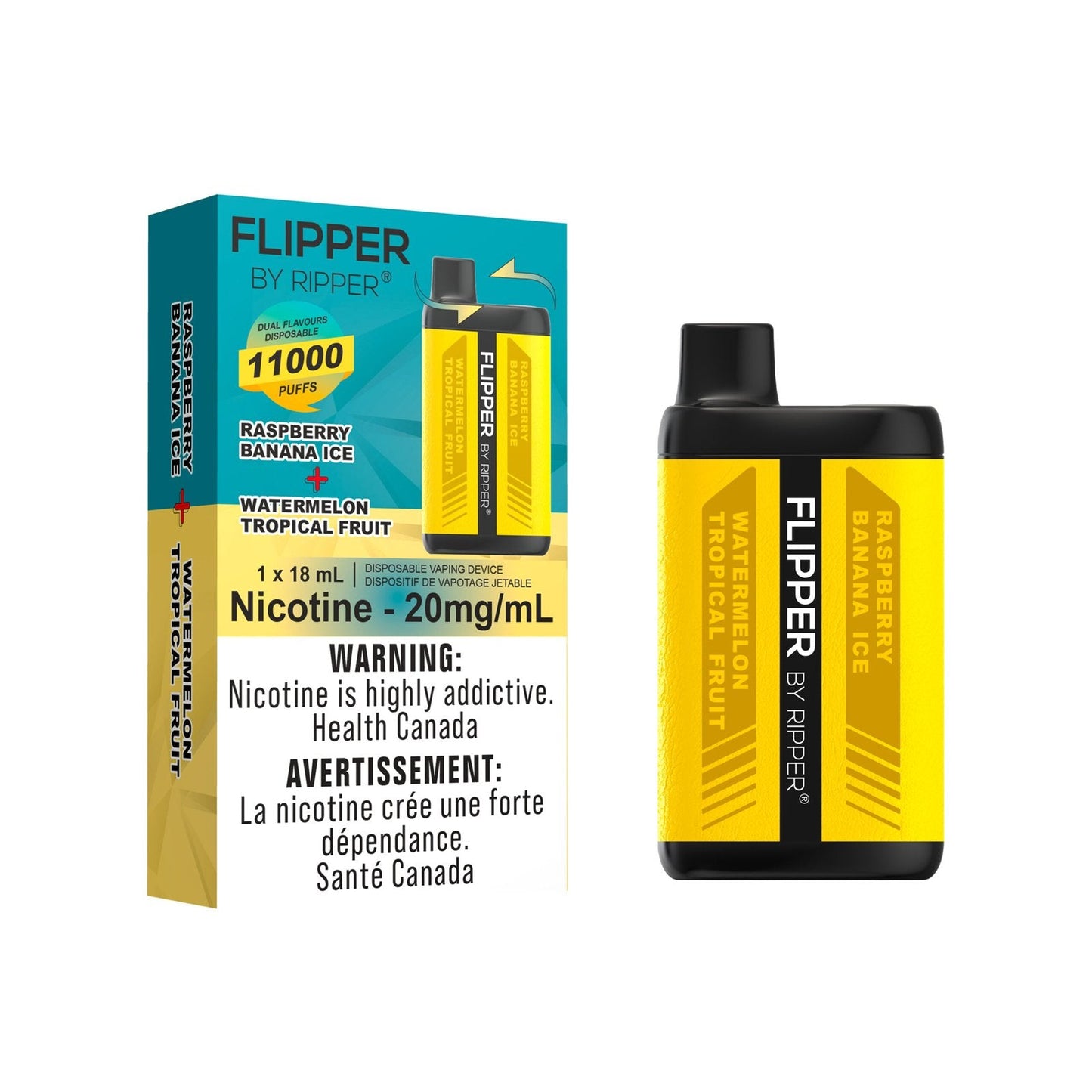 [Liquidation] Gcore Flipper 11000 Puff Vape jetable rechargeable 18 ml