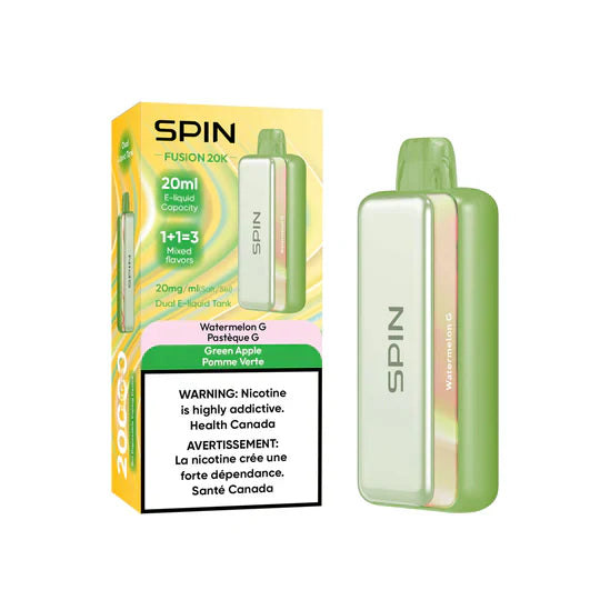 SPIN Fusion 20K Rechargeable Disposable Vape 20mL