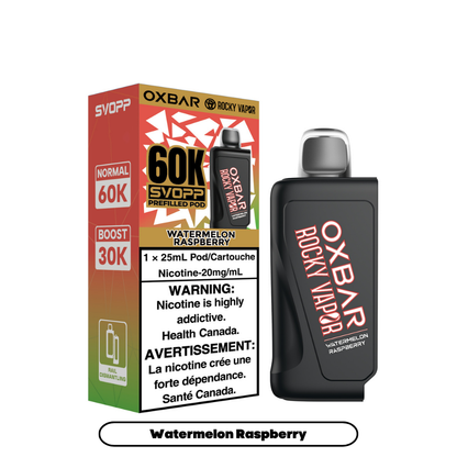 OXBAR x Rocky Vapor SVOPP 60K Puff Pods **Battery Included Special**