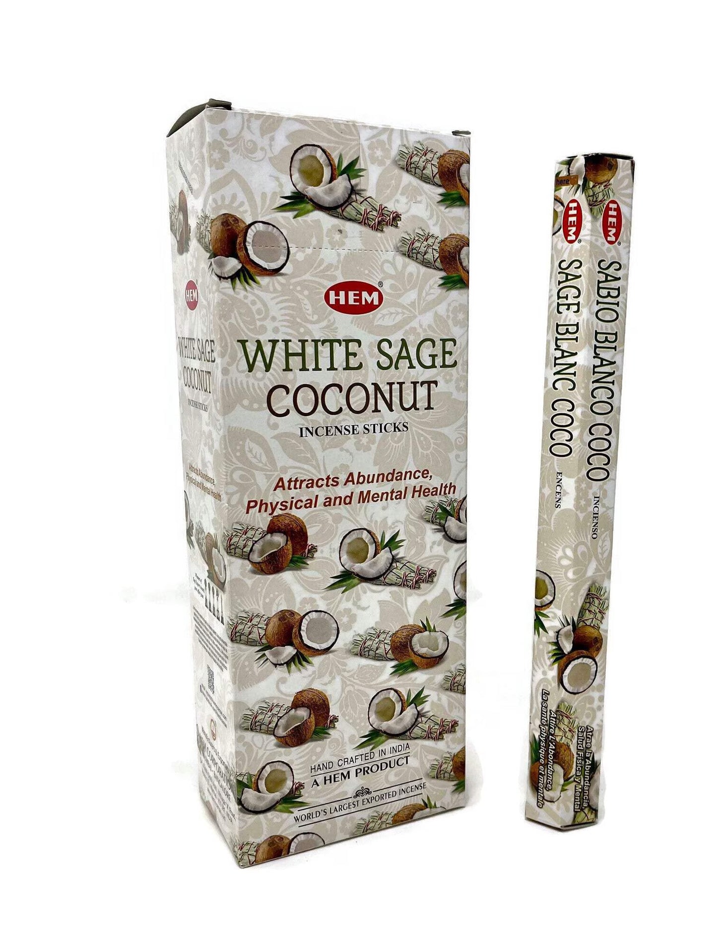 HEM - White Sage Coconut - 20 Sticks