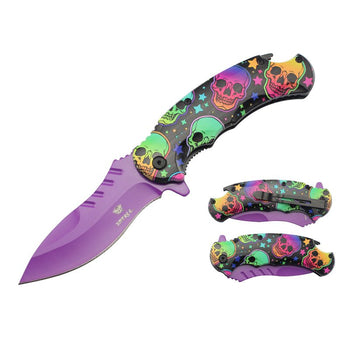 Xtreme - 8.4″ Violet Vanda Pocket Knife