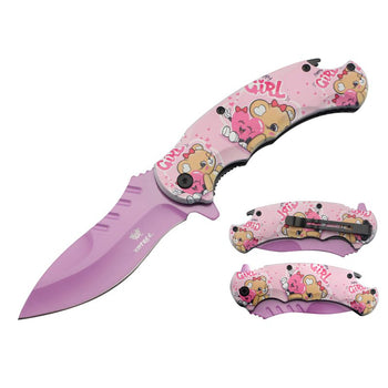 Xtreme - 8.4″ Pink Fury Tactical Pocket Knife