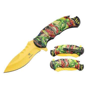 Xtreme - 8.8″ High Terrestrial Foldable Pocket Knife