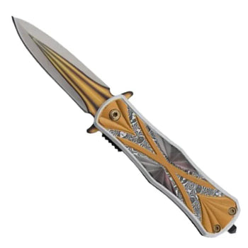 Xtreme - 6.5" Golden Phoenix Foldable Pocket Knife