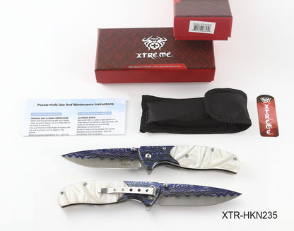 Xtreme - 8.58" Arctic Wave Foldable Pocket Knife