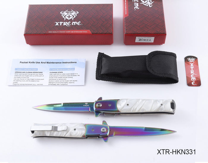 Xtreme - 8.66” Aurora Stealth Pocket Knife
