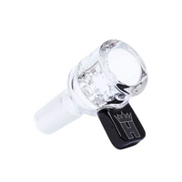 Hoss Glass - 14mm Screen Bowl w/ Coloured Rectangular Tab