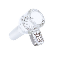 Hoss Glass - 14mm Screen Bowl w/ Coloured Rectangular Tab