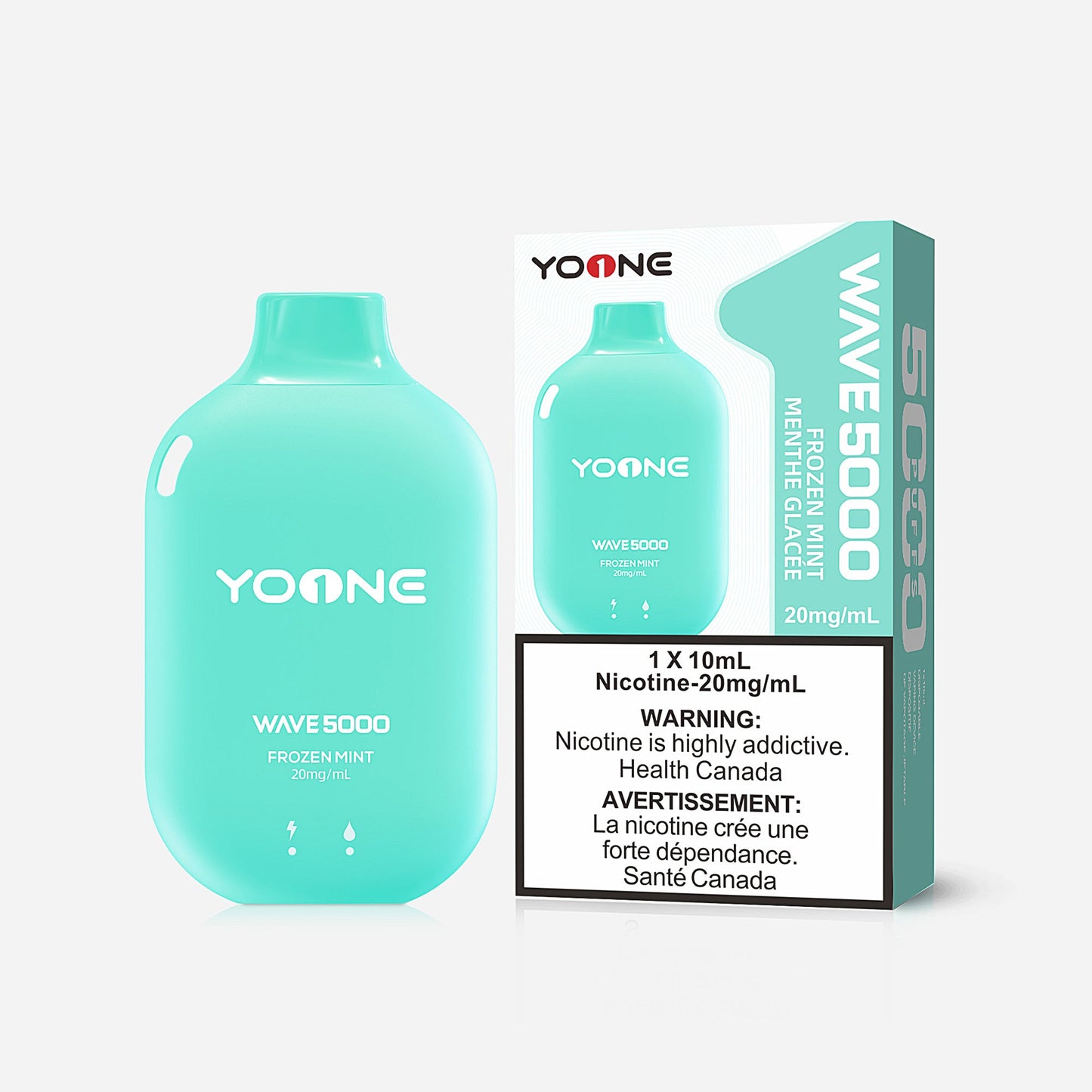 [CLEARANCE] Yoone Wave 5000 Puff Rechargeable Disposable Vape 10ml