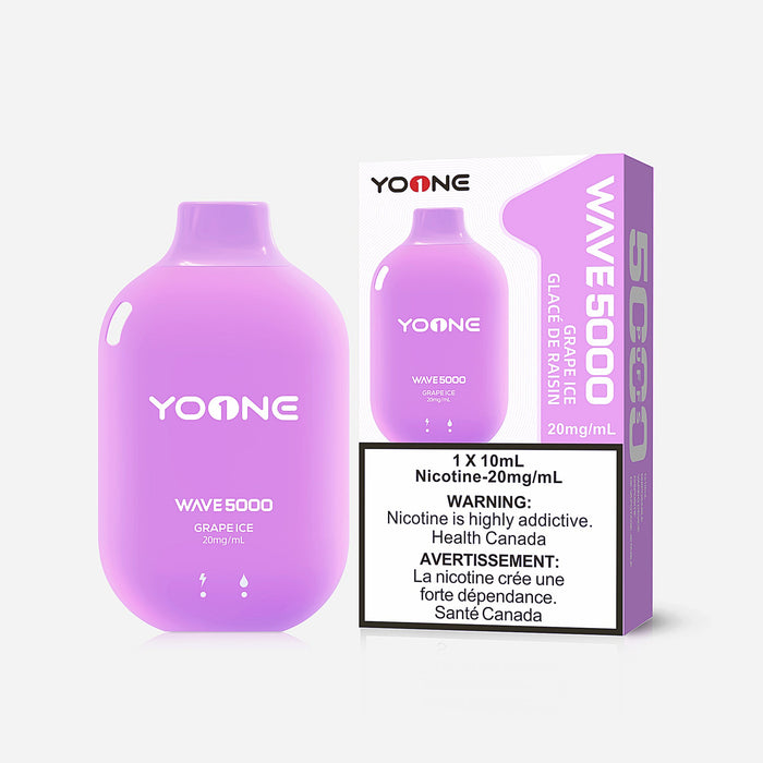 [CLEARANCE] Yoone Wave 5000 Puff Rechargeable Disposable Vape 10ml