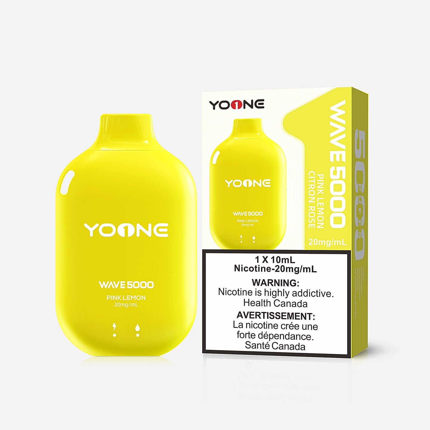 [DÉGAGEMENT] Yoone Wave 5000 Puff Vape jetable rechargeable 10 ml