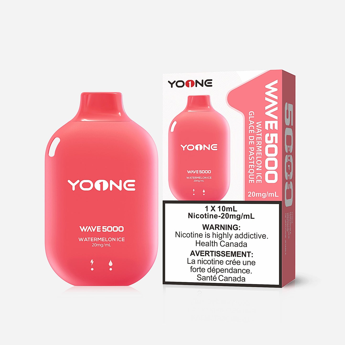 [DÉGAGEMENT] Yoone Wave 5000 Puff Vape jetable rechargeable 10 ml