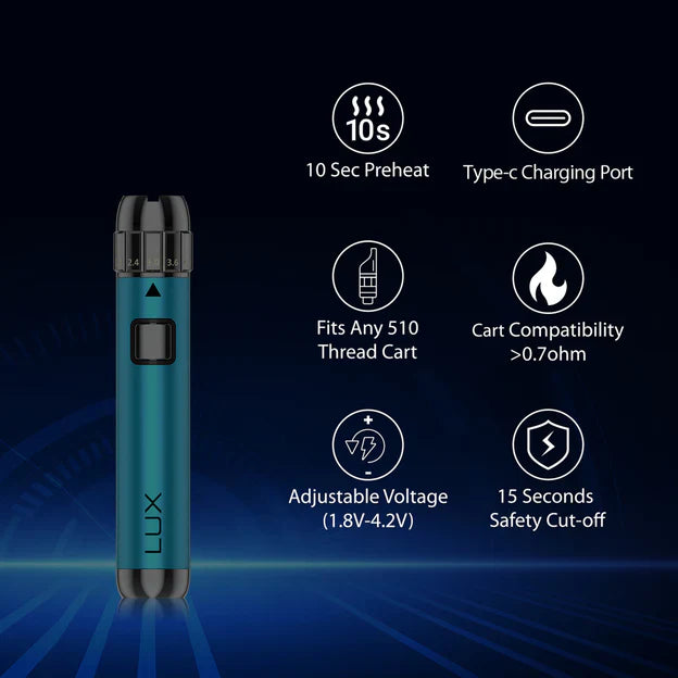 [CLEARANCE] Yocan Lux Universal Twist Battery 510