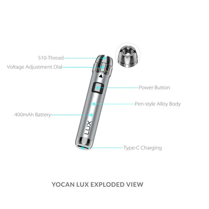 [DESTOCKAGE] Batterie Yocan Lux Universal Twist 510