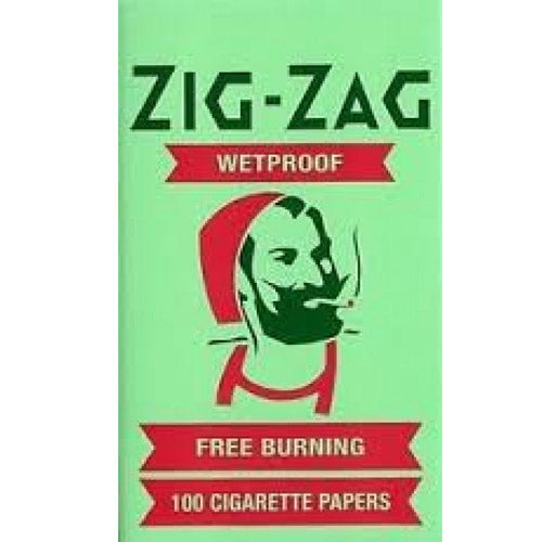 Zig-Zag | Feuilles à rouler vertes résistantes à l'humidité