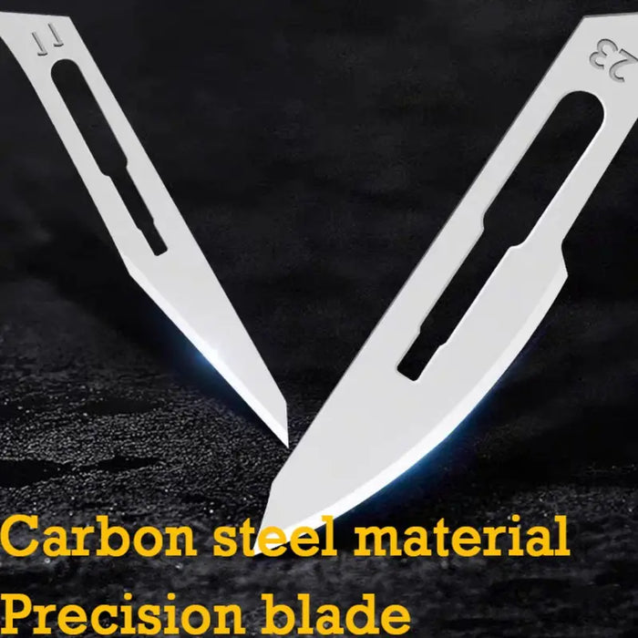 Carbon Steel Knife Set With No. 3 Handle