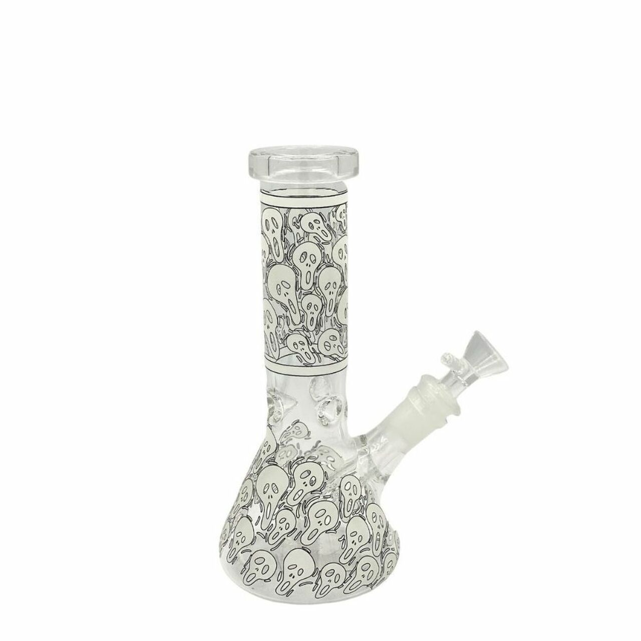 Glow In The Dark 8" 5mm Egyptian Print Bong