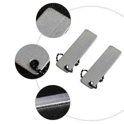 NewShark - Knife Sharpener Diamond Pocket Tool w/ Mini Keychain