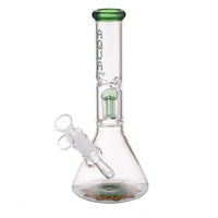 AQUA 10″ Glass Beaker Bong with 5 Arm Percolator And Ice Catcher