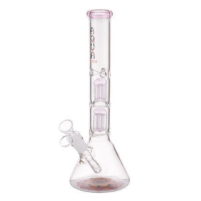 Bong en verre AQUA de 12 pouces avec percolateur à 5 bras et récupérateur de glace