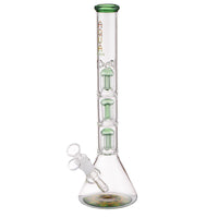 Bong en verre AQUA 15″ avec percolateur à 5 bras et récupérateur de glace