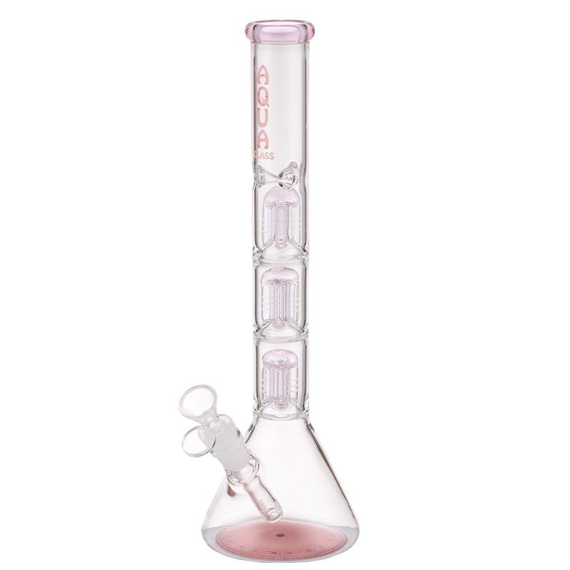 AQUA 15″ Glass Beaker Bong with 5 Arm Percolator And Ice Catcher