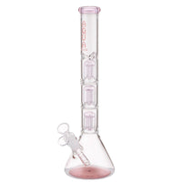 Bong en verre AQUA 15″ avec percolateur à 5 bras et récupérateur de glace