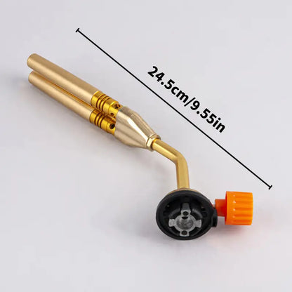 Stainless Steel Dual-Tube Flame Gun Lighter