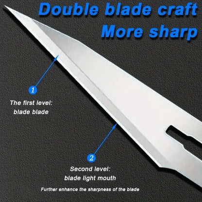 10pcs Carbon Steel No. 11 Special Sharp Blade