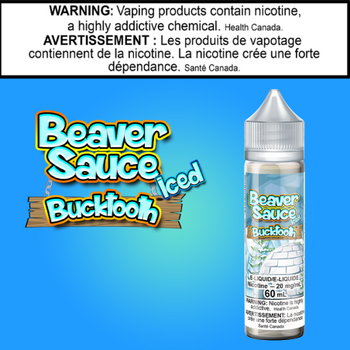 Sauce au castor avec sel glacé 60 ml - Bucktooth Iced